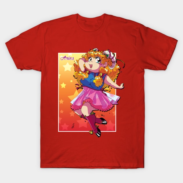 CHIBI-ZODIAC ARIES T-Shirt by MBsilverLuna